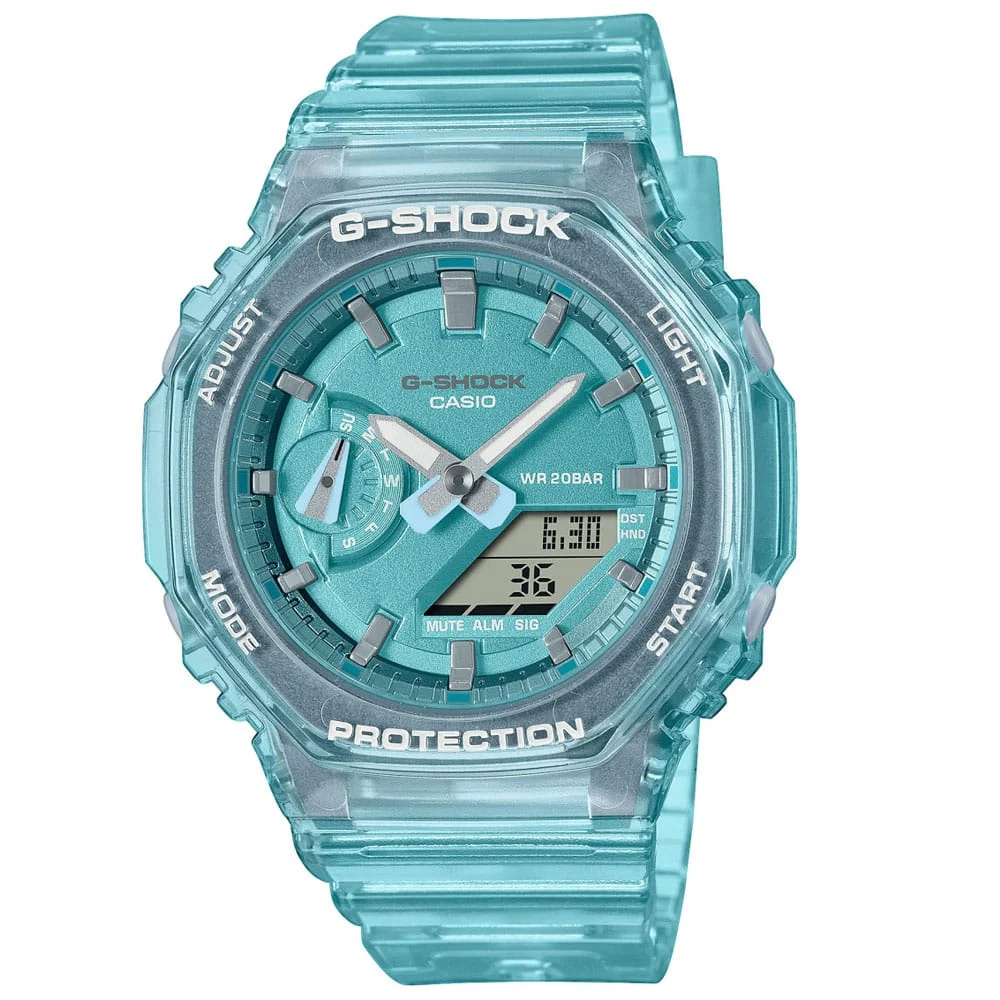 Φωτογραφία προϊόντος: CASIO G-SHOCK Blue Rubber Strap GMA-S2100SK-2AER