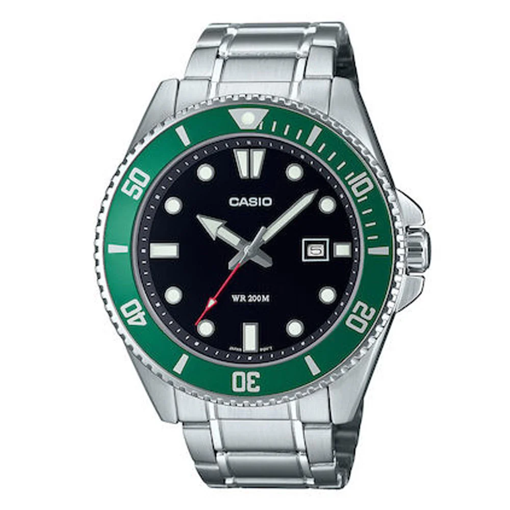 Φωτογραφία προϊόντος: CASIO Collection Silver Stainless Steel Bracelet MDV-107D-3AVEF