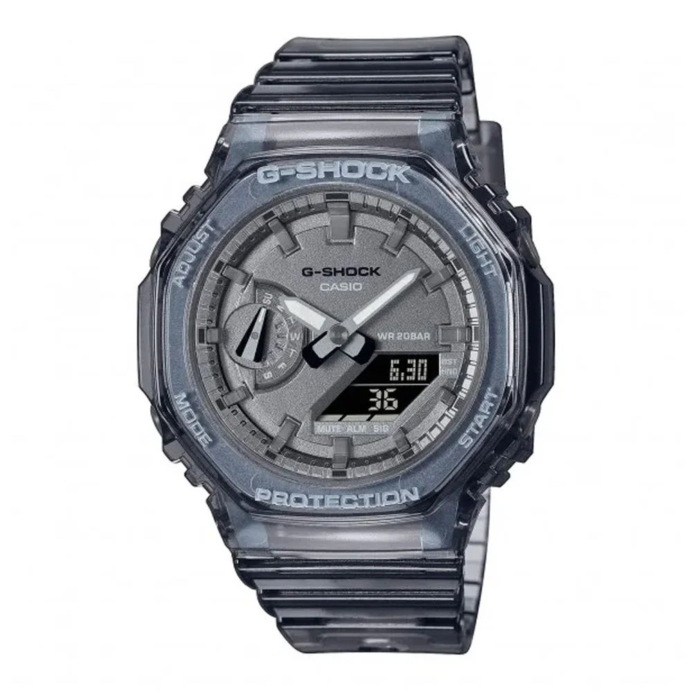 Φωτογραφία προϊόντος: CASIO G-Shock Grey Rubber Strap GMA-S2100SK-1AER