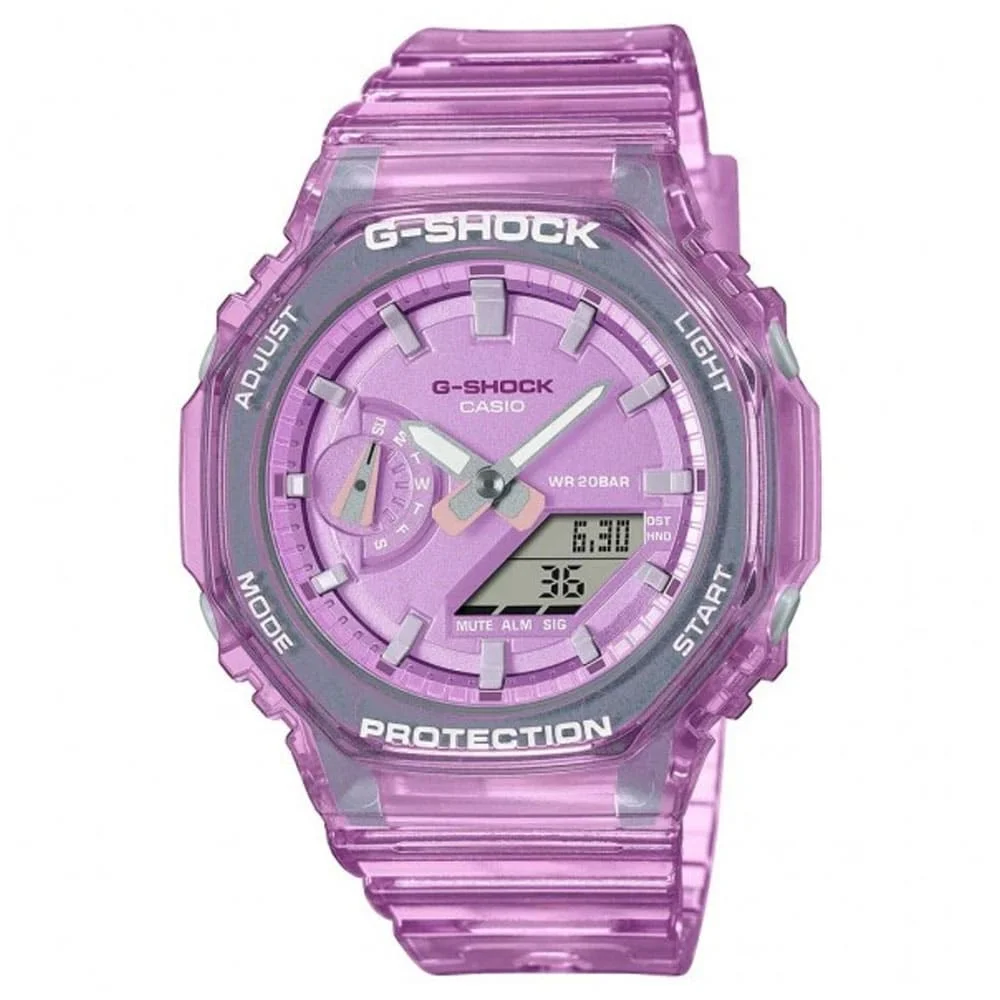 Φωτογραφία προϊόντος: CASIO G-SHOCK Purple Rubber Strap GMA-S2100SK-4AER