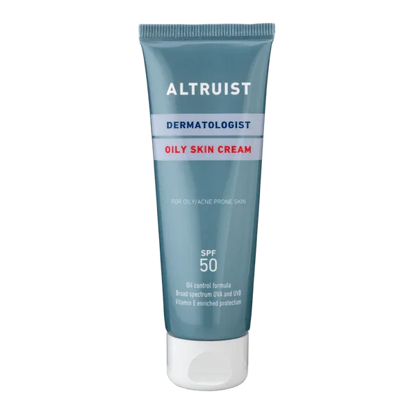 Φωτογραφία προϊόντος: Altruist Oily Skin Cream SPF50 ειδικά σχεδιασμένη για λιπαρό και ακνεϊκό δέρμα 50ml