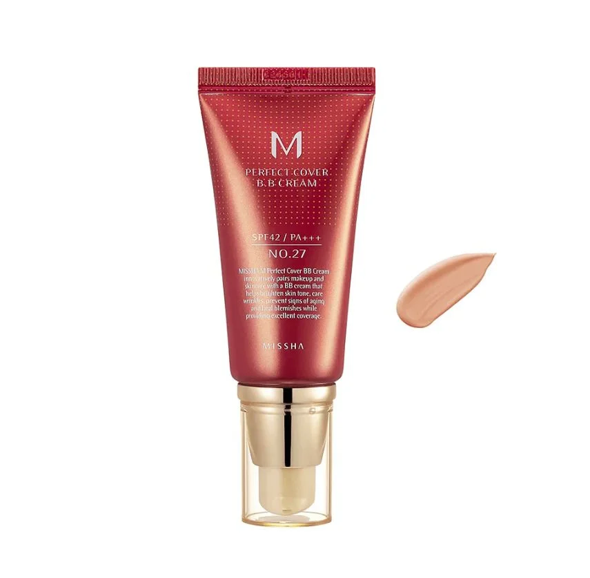 Φωτογραφία προϊόντος: Missha Perfect Cover BB Cream No. 27 Honey Beige SPF 42/PA+++ 20 ml