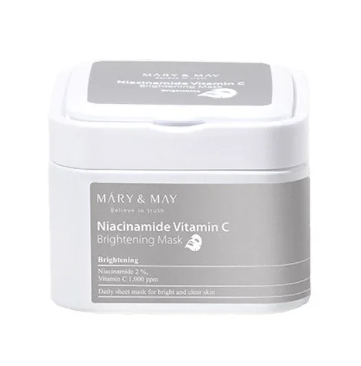 Φωτογραφία προϊόντος: Mary + May Niacinamide Vitamin C Brightening Mask (30sheets)