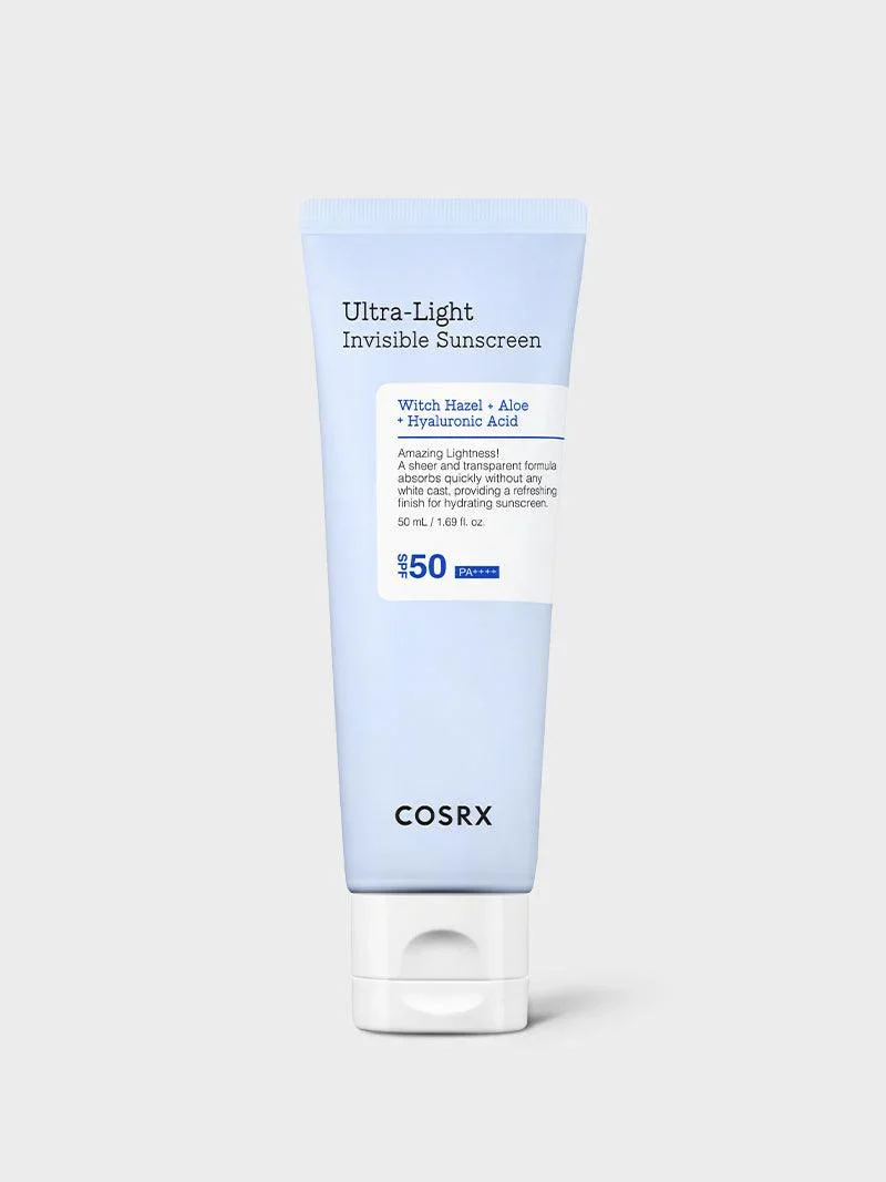 Φωτογραφία προϊόντος: Cosrx Ultra-Light Invisible Sunscreen λεπτόρρευστο ενυδατικό αντιηλιακό SPF50 PA++++ 50ml