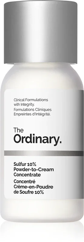 Φωτογραφία προϊόντος: The Ordinary Sulfur 10% Powder-to-Cream Concentrate τοπική φροντίδα κατά της ακμής 5 γρ
