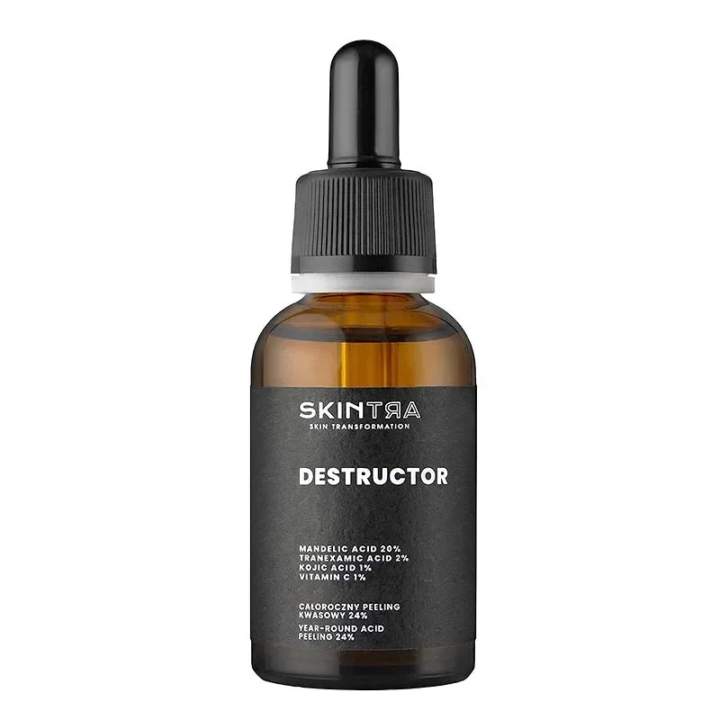 Φωτογραφία προϊόντος: SkinTra Destructor Year Round Acid Peeling 24% Απολεπιστικό Τζελ Για Αποχρωματισμούς + Μαύρα Στίγματα 30ml