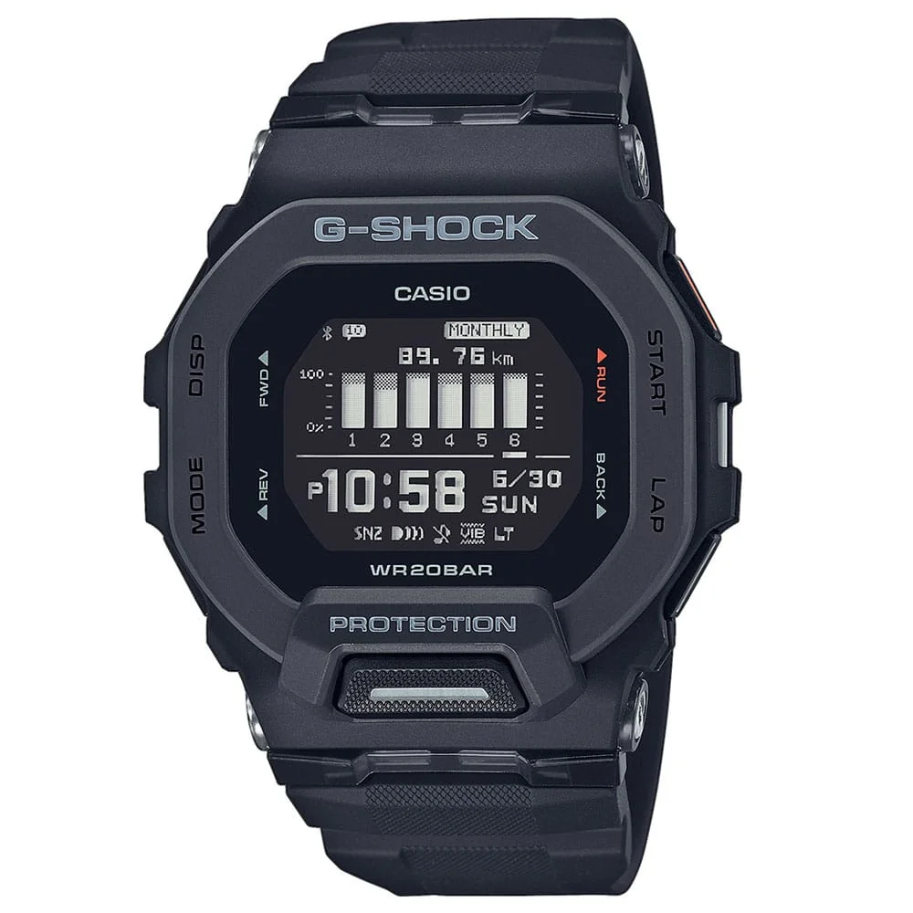 Φωτογραφία προϊόντος: CASIO G-SHOCK Smartwatch Black Rubber Strap GBD-200-1ER