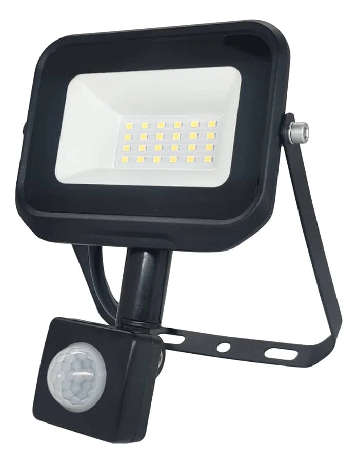 Φωτογραφία προϊόντος: POWERTECH LED προβολέας PT-1261, με αισθητήρα κίνησης, 20W, 4000K, IP65