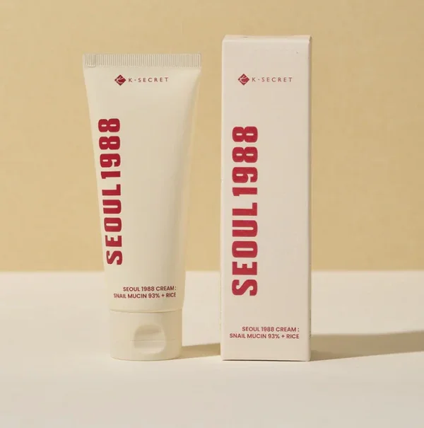 Φωτογραφία προϊόντος: K-SECRET SEOUL 1988 Cream Snail Mucin 93% + Rice 100ml