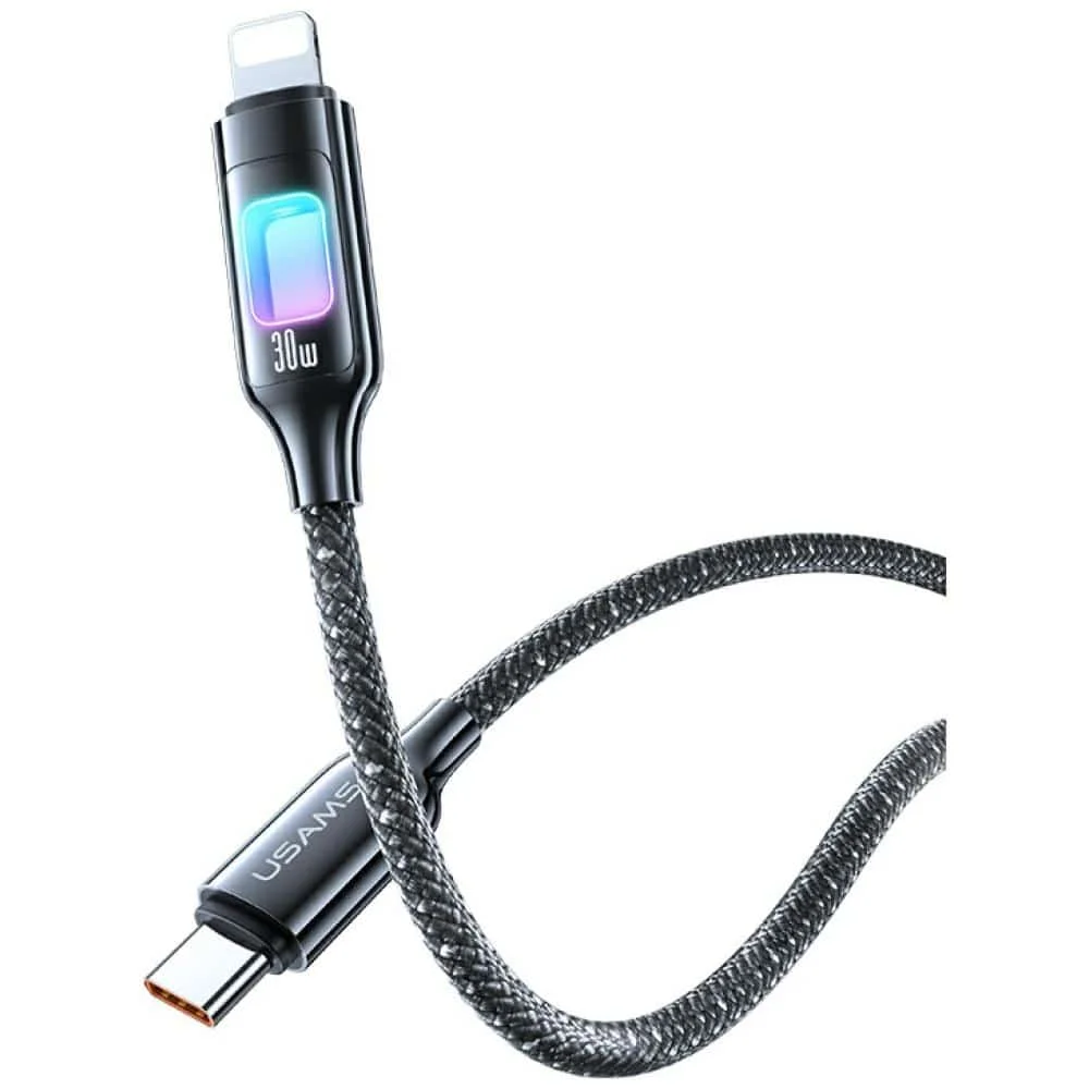 Φωτογραφία προϊόντος: Καλώδιο USAMS TC Series SJ749 30W USB-C σε Lightning 1,2 m tarnish