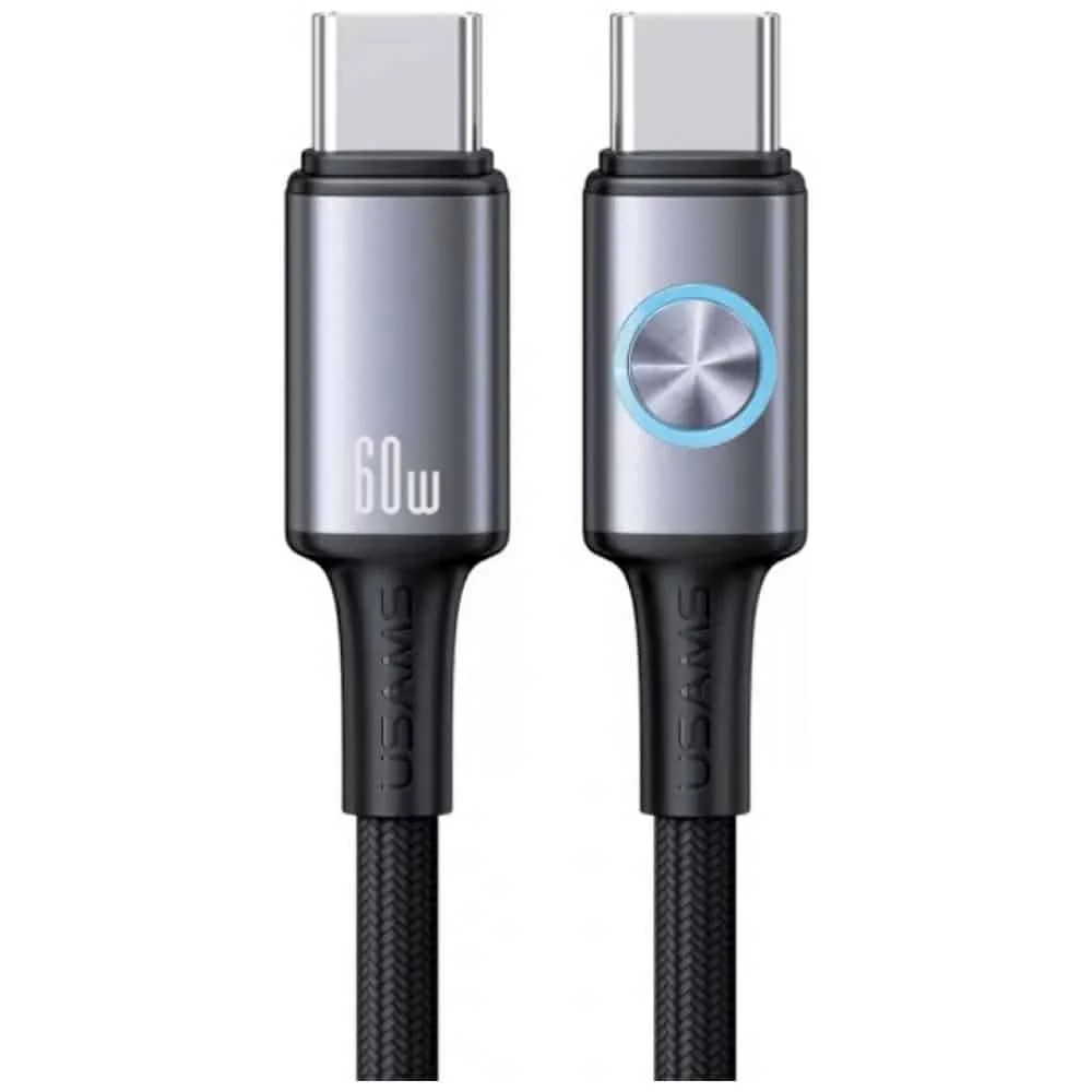 Φωτογραφία προϊόντος: Καλώδιο USAMS Huan Series SJ752 60W USB-C σε USB-C 1,2 m tarnish