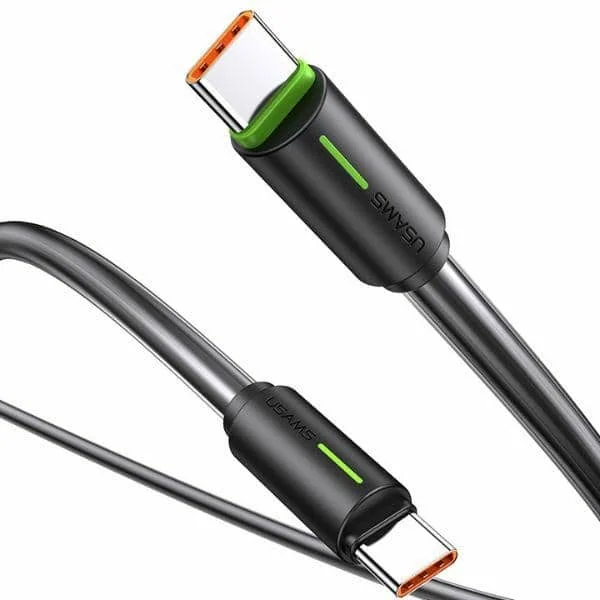 Φωτογραφία προϊόντος: USAMS Καλώδιο USB-C/USB-C 1μ SJ734 60W μαύρο