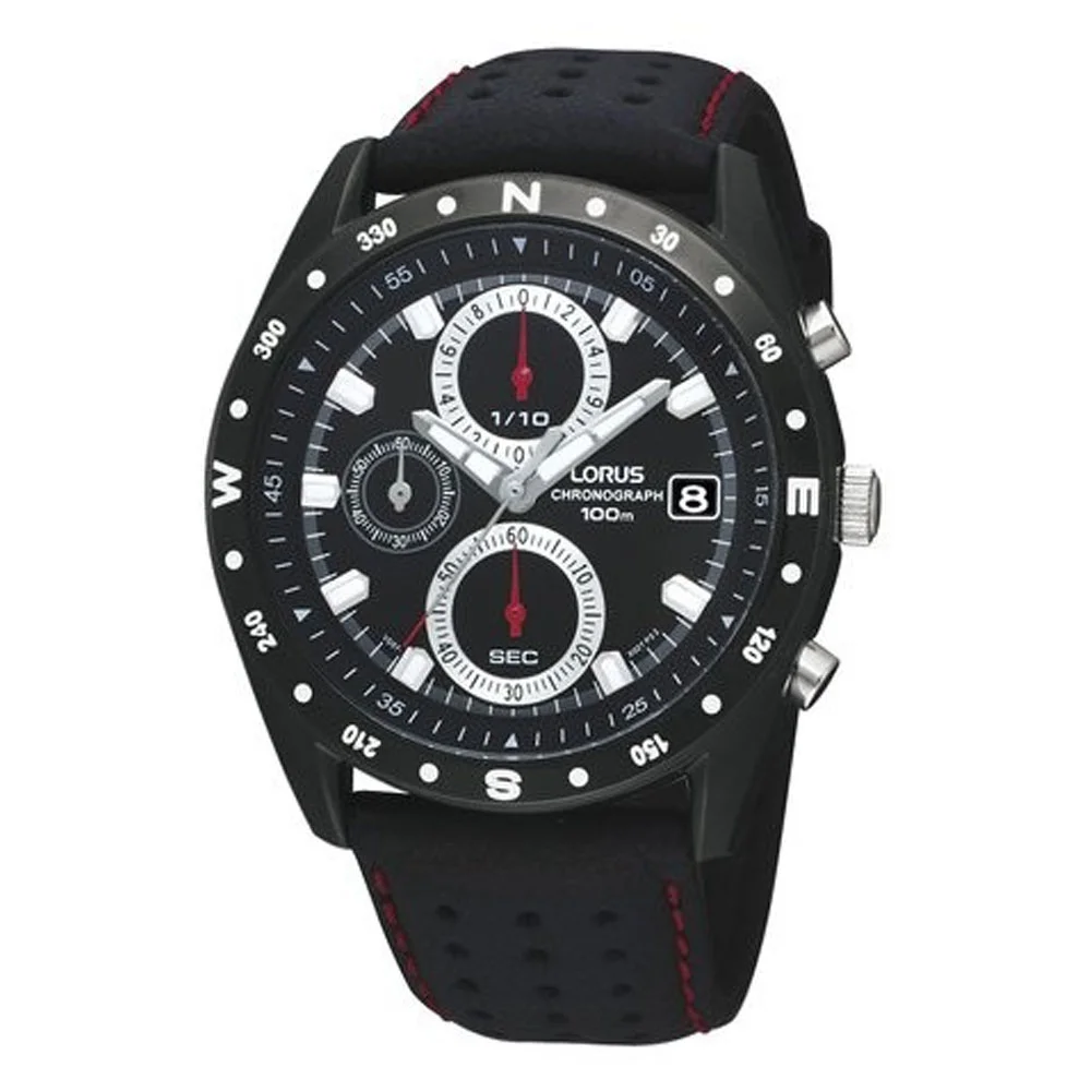 Φωτογραφία προϊόντος: LORUS Βlack Leather Strap RM375BX-8
