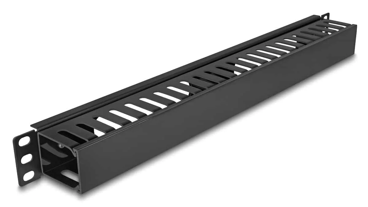 Φωτογραφία προϊόντος: DELOCK cable management 81555 για rack 19"/1U, πλαστικό/μεταλλικό, μαύρο