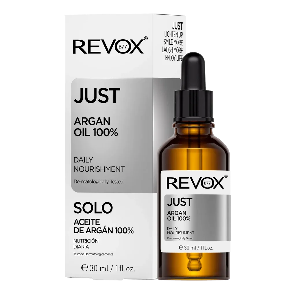 Φωτογραφία προϊόντος: Revox B77 Just Argán Oil 100% Daily Nourishment Έλαιο Θρέψης και Ενυδάτωσης 30ml
