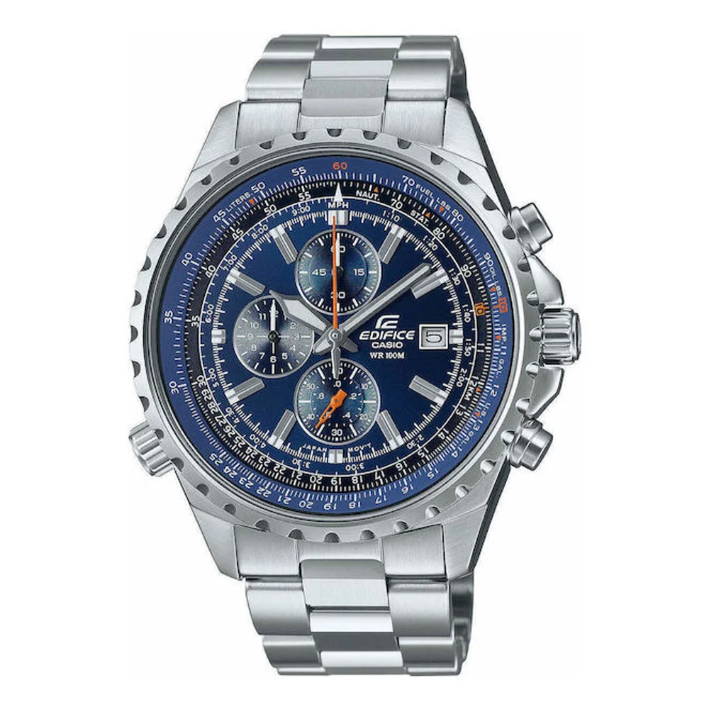 Φωτογραφία προϊόντος: CASIO Edifice Silver Stainless Steel Bracelet EF-527D-2AVUEF