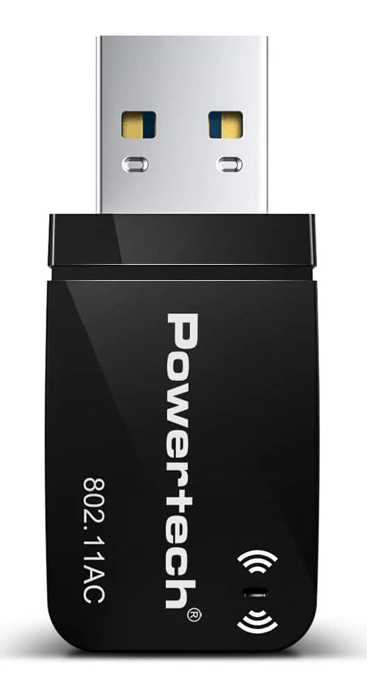 Φωτογραφία προϊόντος: POWERTECH ασύρματος USB αντάπτορας δικτύου PT-1450, 1300Mbps dual band WiFi