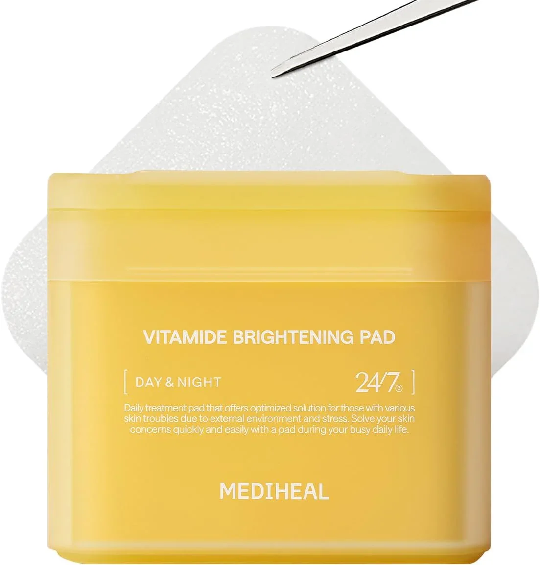 Φωτογραφία προϊόντος: Mediheal Vitamide Brightening Pad- Eμποτισμένα δισκία για λάμψη και εξομάλυνση του τόνου 100pcs 180ml