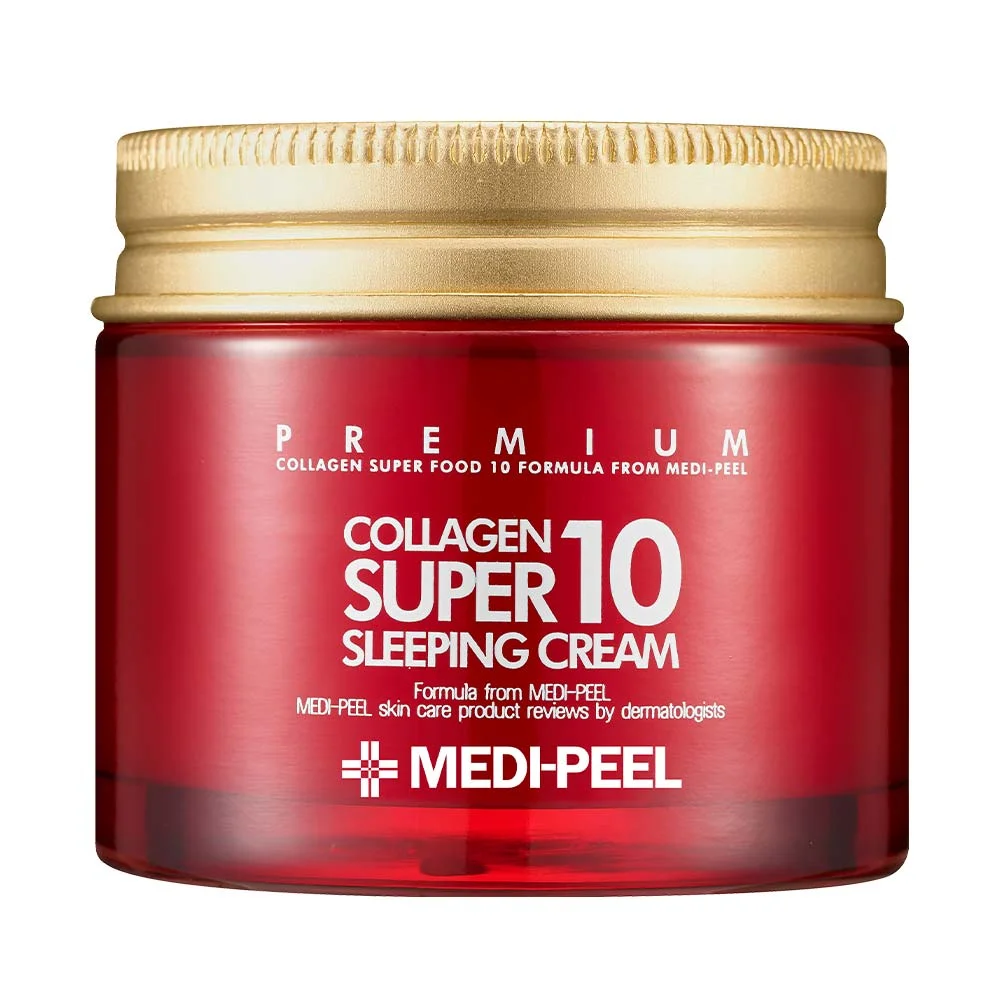 Φωτογραφία προϊόντος: MEDI-PEEL Collagen Super10 Sleeping Cream – Αντιγηραντική κρέμα νυκτός για σύσφιξη 70ml