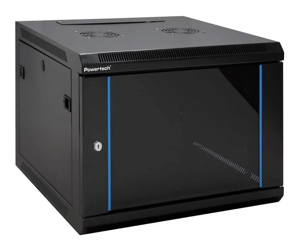 Φωτογραφία προϊόντος: POWERTECH επιτοίχια καμπίνα rack 19" NETW-0038, 600 x 450 x 500mm, 9U