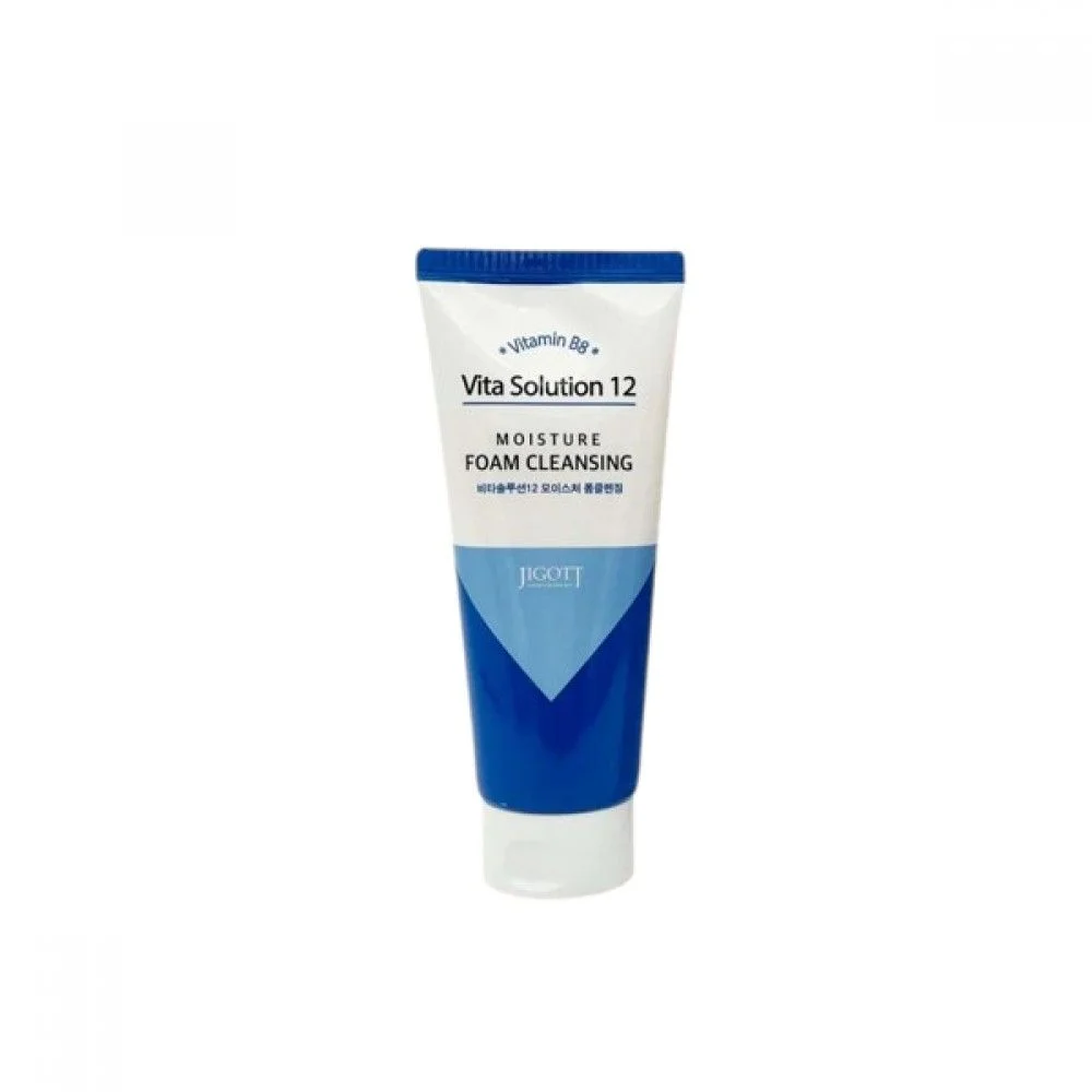 Φωτογραφία προϊόντος: Jigott Vita Solution 12 Moisture Foam Cleansing Ενυδατικός καθαριστικός αφρός 180ml