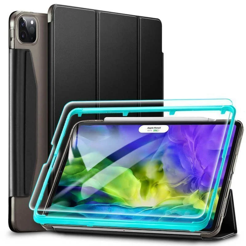 Φωτογραφία προϊόντος: ESR Set Yippee Trifold Case Black + Tempered Glass iPad Pro 11 2018/2020