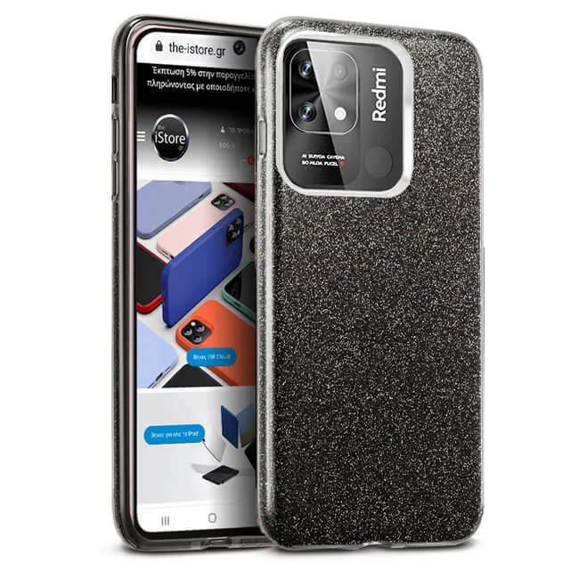Φωτογραφία προϊόντος: Hybrid Strass Black Case Xiaomi Redmi 10C / Poco C40