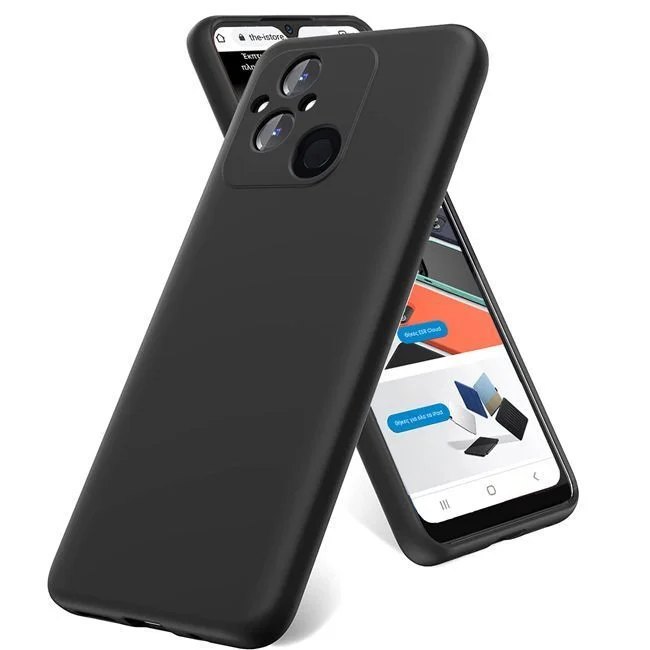 Φωτογραφία προϊόντος: Rubber Silk Case Black Xiaomi Redmi 12C