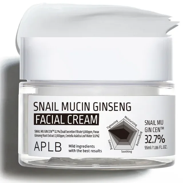 Φωτογραφία προϊόντος: APLB - Snail Mucin Ginseng Facial Cream 55ml