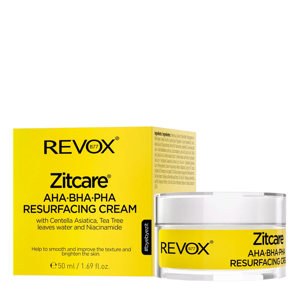 Φωτογραφία προϊόντος: Revox B77 Zitcare AHA BHA PHA Resurfacing Cream Αναπλαστική Κρέμα Προσώπου 50ml