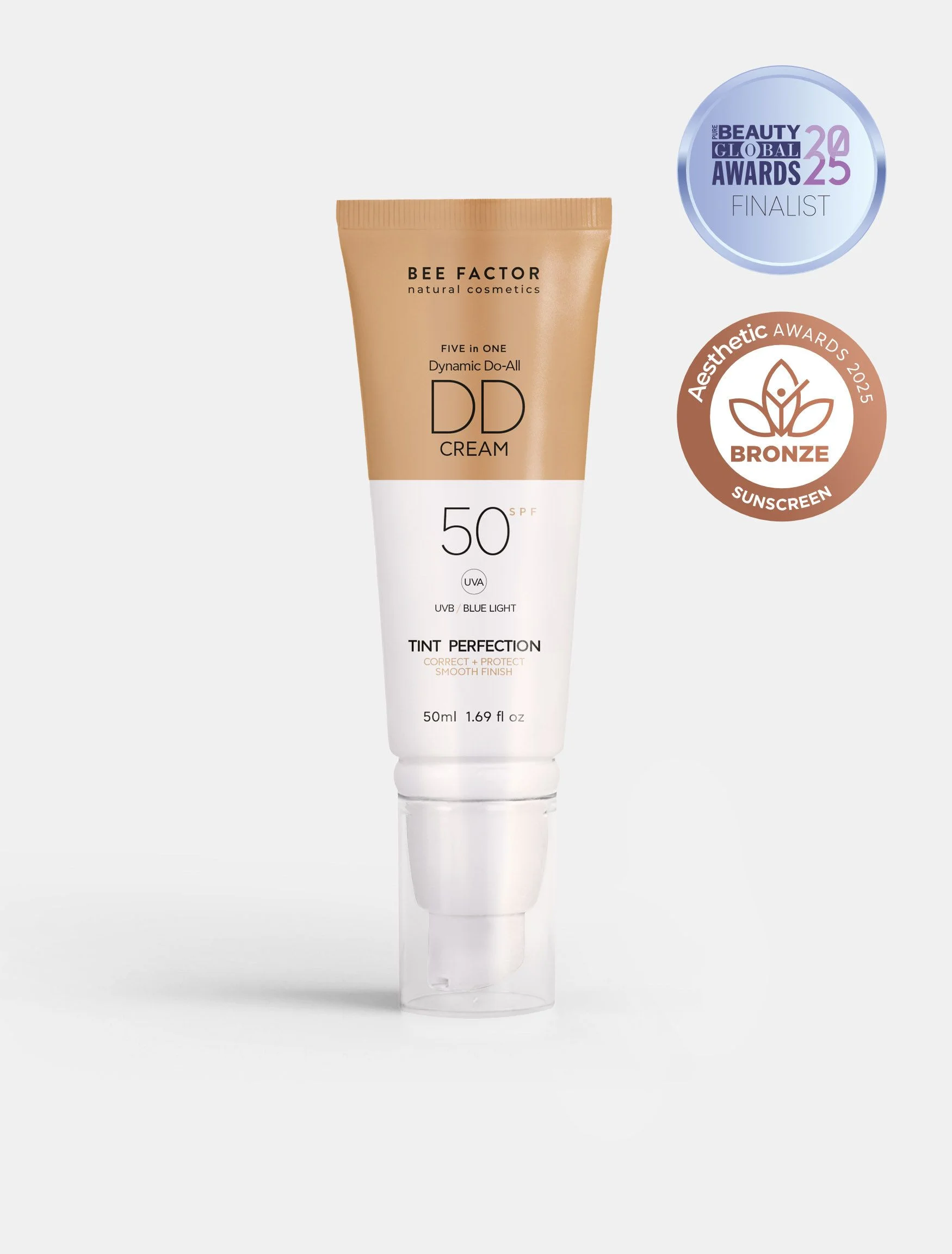 Φωτογραφία προϊόντος: Bee Factor 5 ΣΕ1 DD Κρέμα Προσώπου SPF50 Απόχρωση #02 Medium 60ml