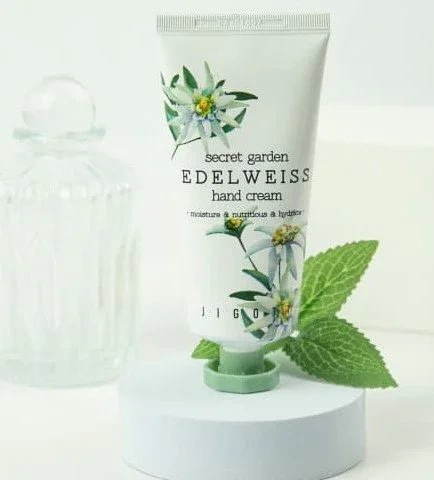 Φωτογραφία προϊόντος: Jigott Secret Garden Edelweiss Hand Cream Κρέμα χεριών με εκχύλισμα εντελβάις 100ml
