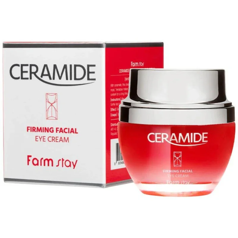 Φωτογραφία προϊόντος: Farmstay Ceramide Facial Eye Cream Συσφικτική Κρέμα Ματιών κατά των Μαύρων Κύκλων 50ml