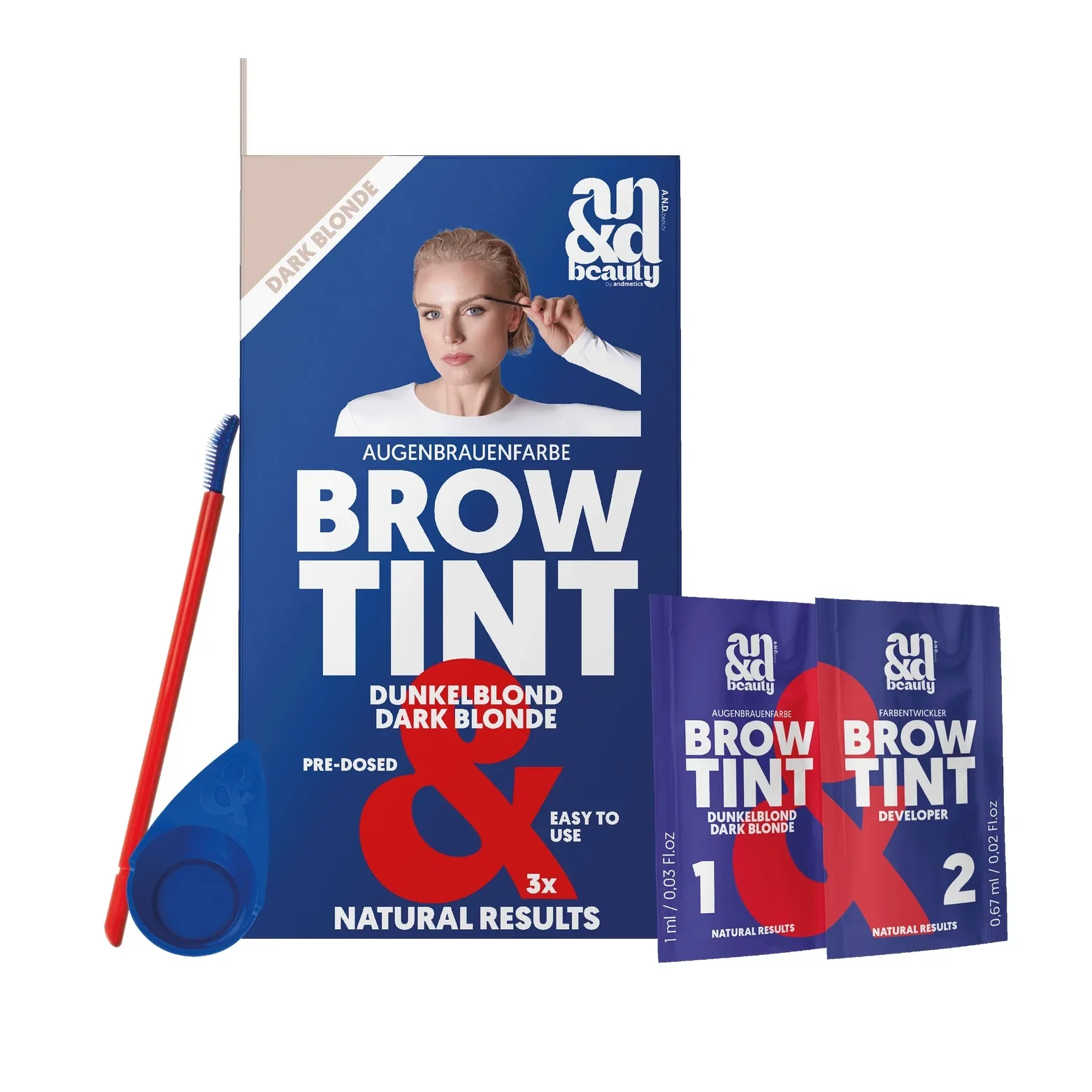 Φωτογραφία προϊόντος: A.N.D. Beauty Brow Tint Dark Blonde Μακιγιάζ για φρύδια Brow Tint Ξανθό σκούρο 04