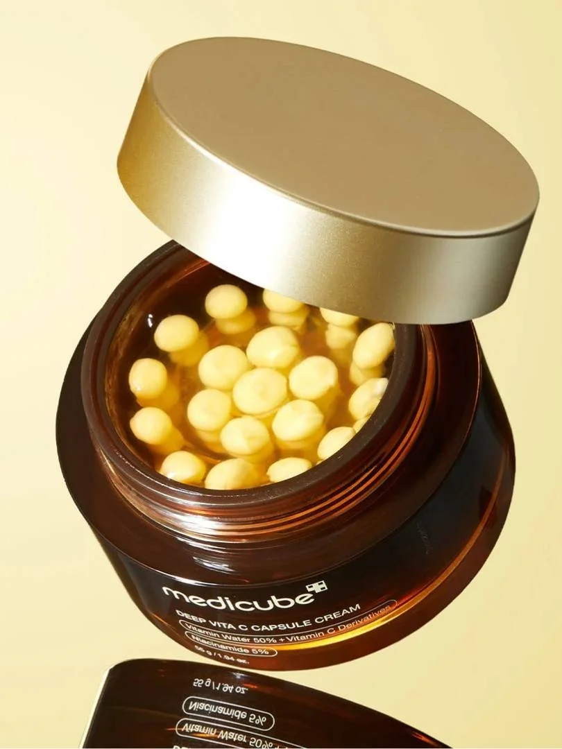 Φωτογραφία προϊόντος: Medicube Deep Vita C Capsule Cream – Ενυδατική κρέμα διπλής υφής για φωτεινό δέρμα 55ml