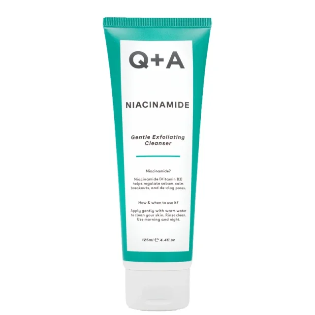 Φωτογραφία προϊόντος: Q+A Niacinamide Gentle Exfoliating Cleanser Απολεπιστικό Gel Καθαρισμού Προσώπου 125ml