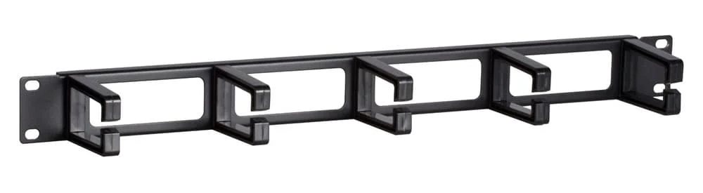 Φωτογραφία προϊόντος: POWERTECH cable management NETW-0049 για rack 19"/1U, 5x γάντζοι, μαύρο