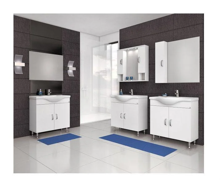 Φωτογραφία προϊόντος: [:en]Bathroom furniture ALBA 80 White [:el]Έπιπλο μπάνιου ALBA 80 Λευκό[:]