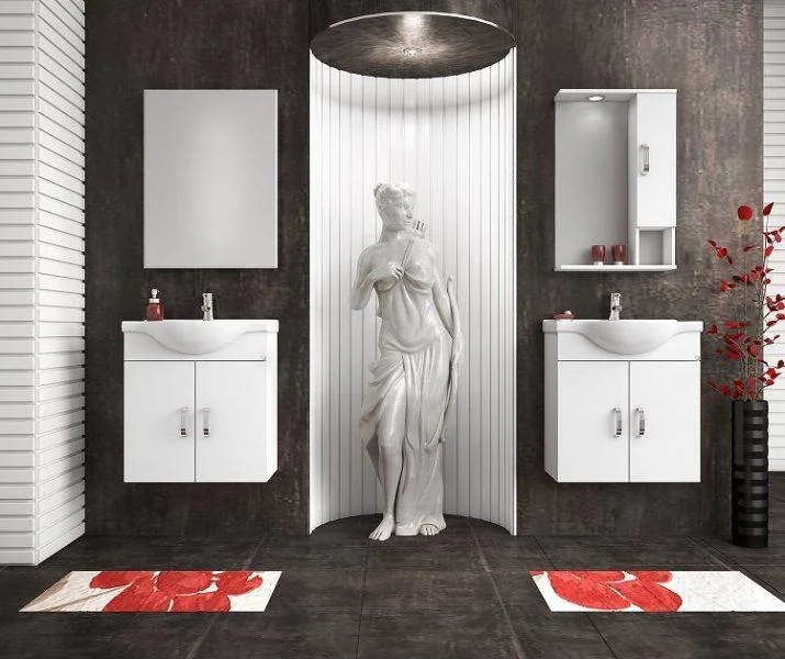 Φωτογραφία προϊόντος: [:en]Bathroom furniture ALBA 65 White [:el]Έπιπλο μπάνιου ALBA 65 Λευκό Κρεμαστό[:]