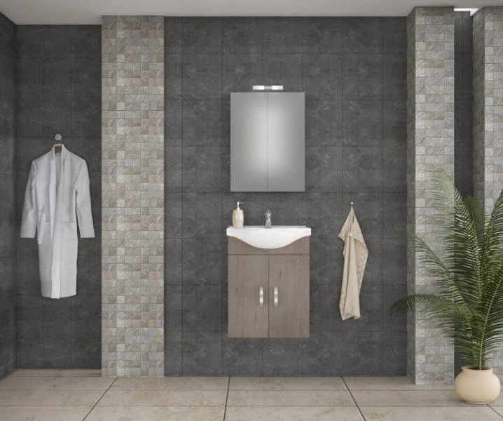 Φωτογραφία προϊόντος: [:en]Bathroom furniture ALBA 55 Brown[:el]Έπιπλο μπάνιου ALBA 55 Καφέ Κρεμαστό[:]