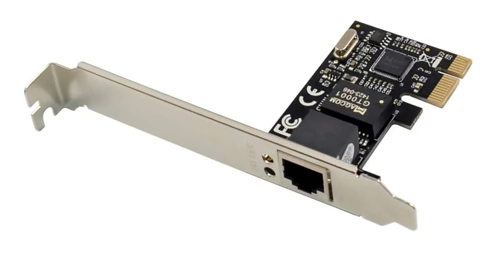 Φωτογραφία προϊόντος: POWERTECH κάρτα επέκτασης PCIe σε 1x RJ45 ST714, 1000Mbps, RTL8111C