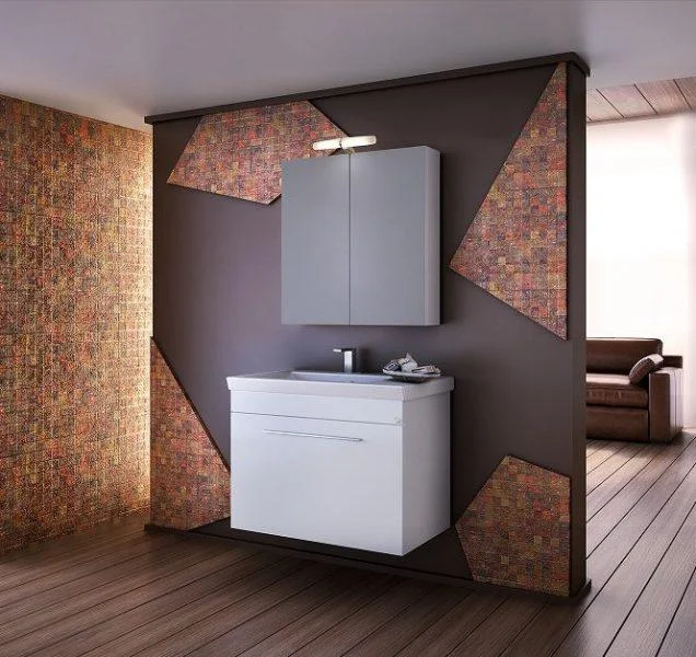 Φωτογραφία προϊόντος: [:en]Bathroom furniture Status 70 White [:el]Έπιπλο μπάνιου Status 70 White Κρεμαστό[:]