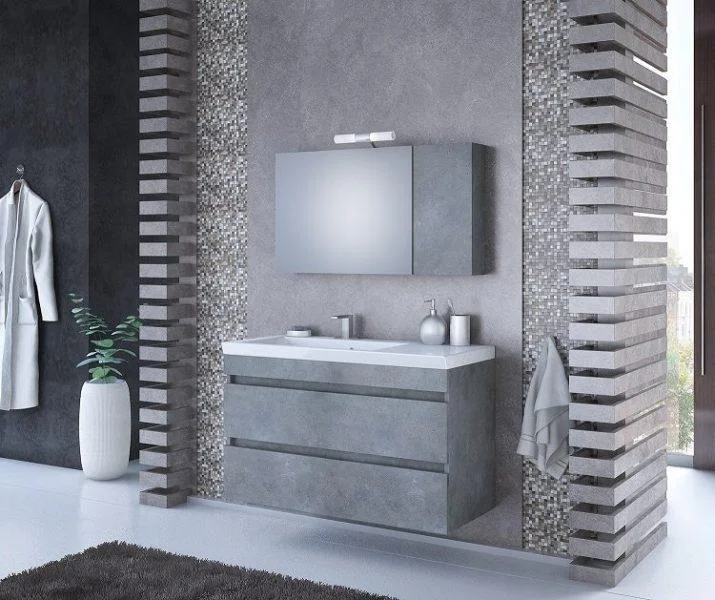 Φωτογραφία προϊόντος: [:en]Bathroom furniture Luxus 100 Wood + Granite[:el]Έπιπλο μπάνιου Luxus 100 Wood + Granite Κρεμαστό[:]