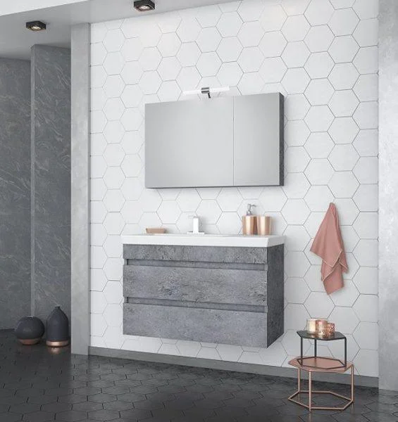 Φωτογραφία προϊόντος: [:en]Bathroom furniture Luxus 85 Wood + Granite[:el]Έπιπλο μπάνιου Luxus 85 Wood + Granite Κρεμαστό[:]