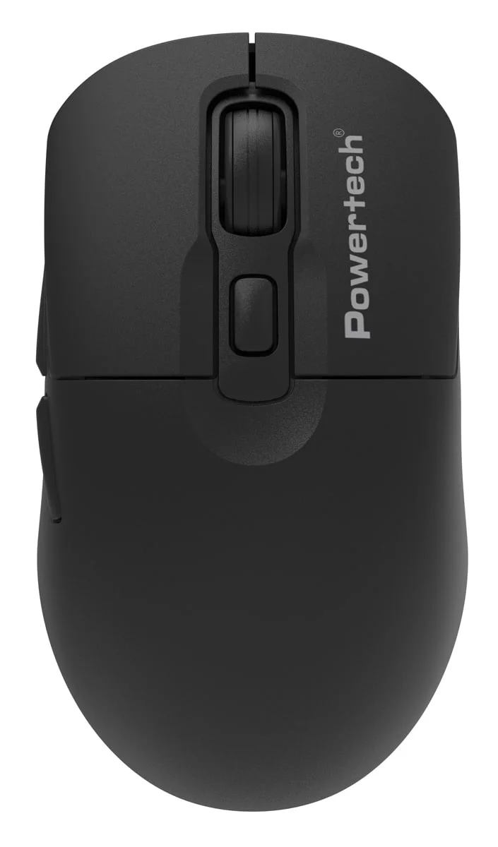 Φωτογραφία προϊόντος: POWERTECH ασύρματο ποντίκι PT-1543, 2.4GHz +amp; Bluetooth, έως 2400DPI, αθόρυβο, μαύρο