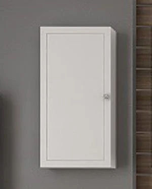 Φωτογραφία προϊόντος: [:en]Wall Hang Cabinet Side White 1[:el]Ντουλάπι μπάνιου Side Λευκό Κρεμαστό 1[:]