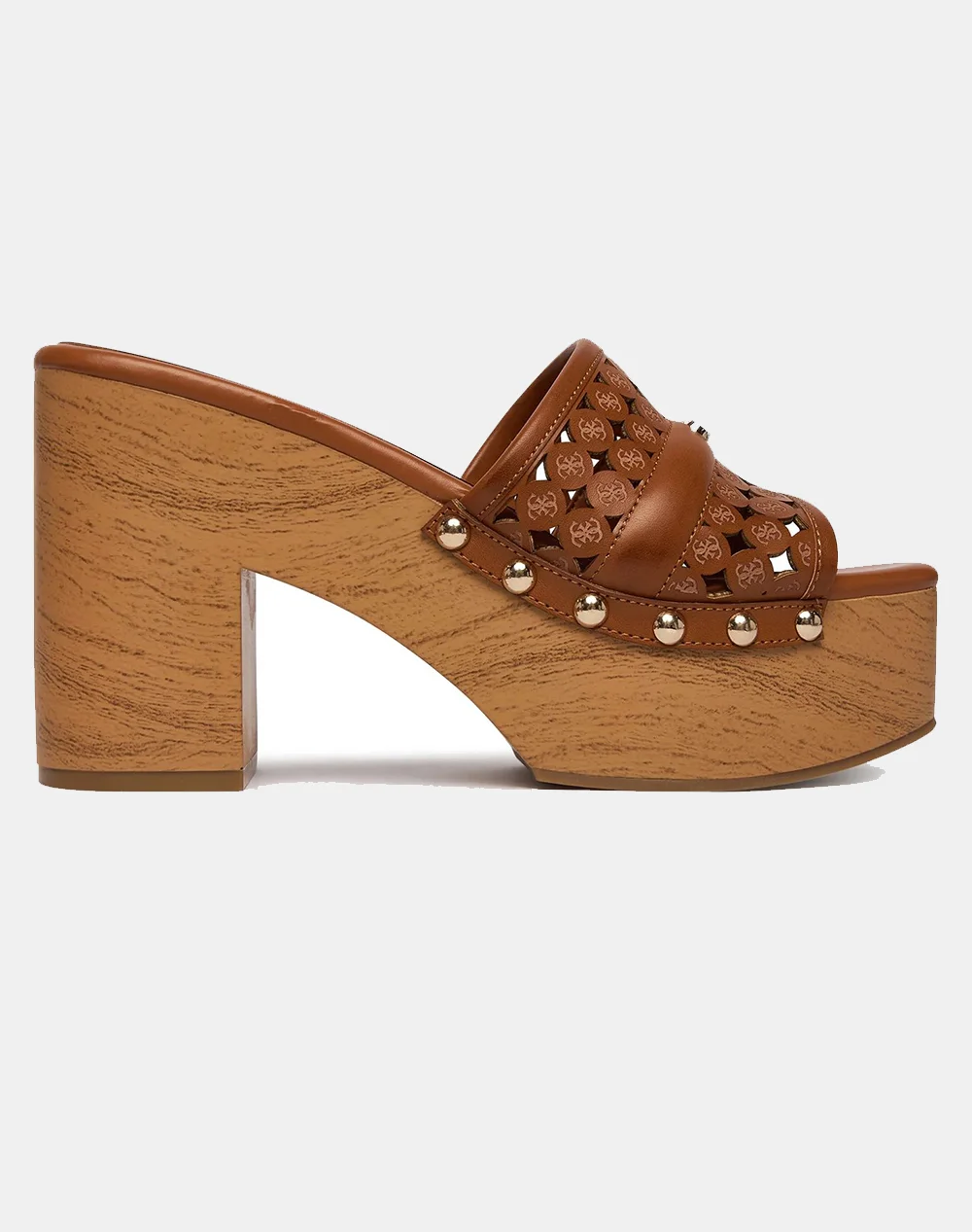 Φωτογραφία προϊόντος: GUESS QUILL2 PLATFORM HIGH HEEL SANDALS WOMEN GUESS ΚΑΦΕ (FLJ2LLLEA04-BROWN)