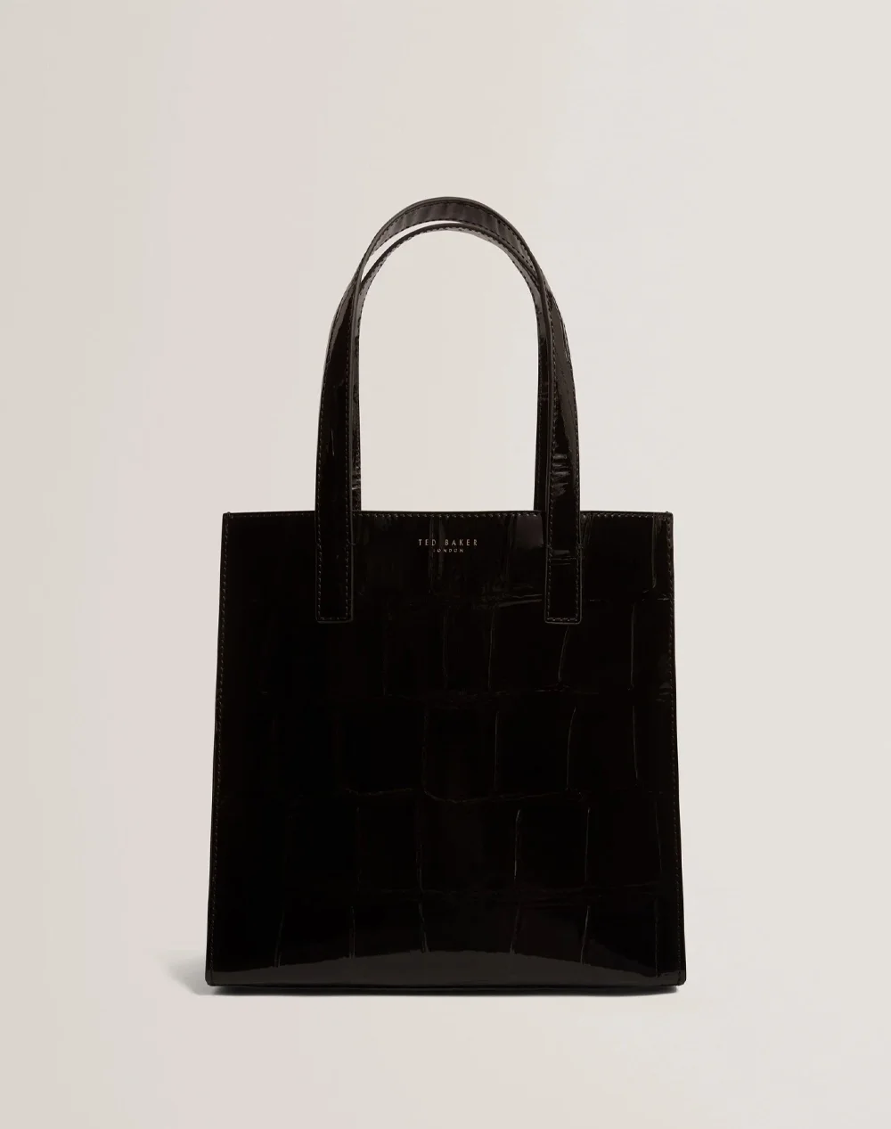 Φωτογραφία προϊόντος: TED BAKER VIVANAA CROC EFFECT SMALL SHOPPER BAG WOMEN TED BAKER ΜΑΥΡΟ (283929-BLACK)