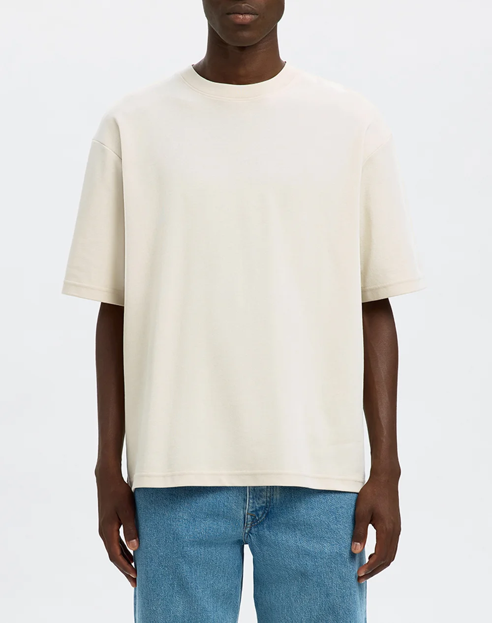 Φωτογραφία προϊόντος: SELECTED OSCAR O NECK T-SHIRT MEN SELECTED ΜΠΕΖ (16094143-OATMEAL)