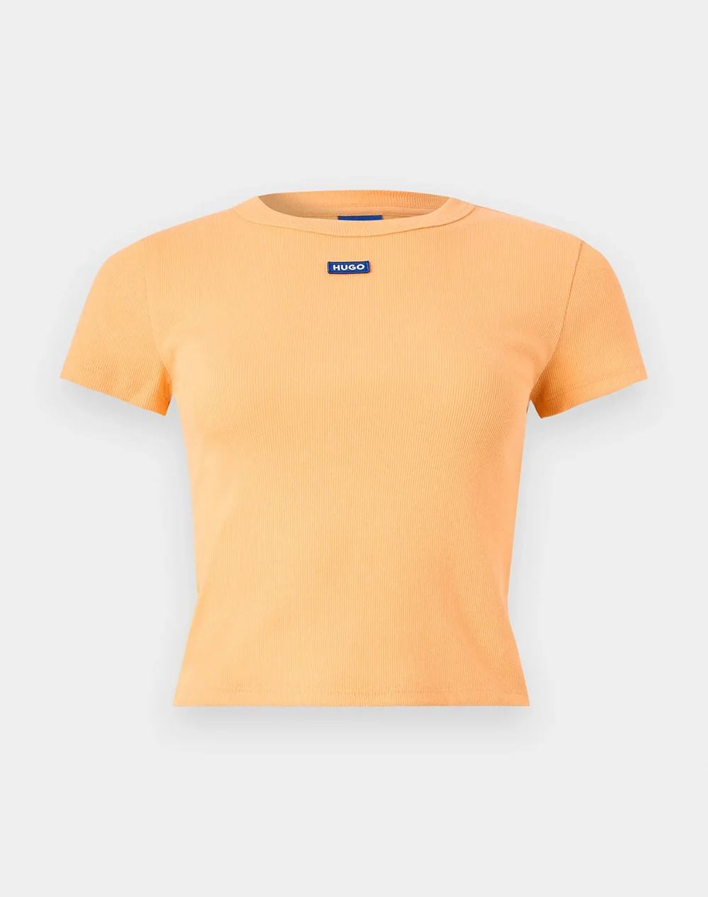 Φωτογραφία προϊόντος: HUGO LOGO LABEL CROP SLIM FIT T-SHIRT WOMEN HUGO ΠΟΡΤΟΚΑΛΙ (50510749-830)